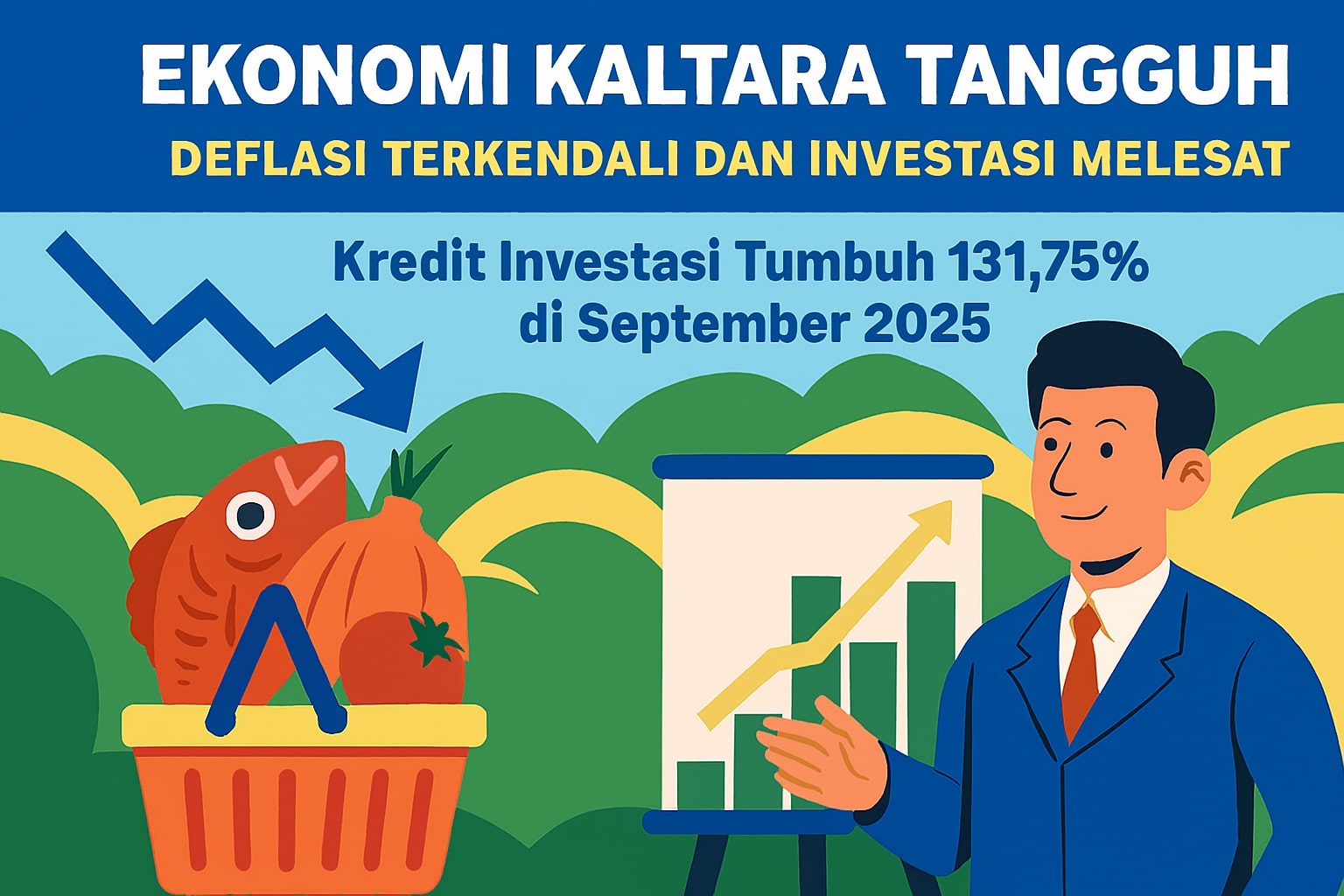 Ilustrasi ekonomi Kaltara